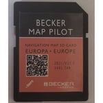 Carte SD GPS Mercedes Becker Map Pilot - Europe v21 2021 - (BE9077, M013, M041, M045, M046, M050, M051)