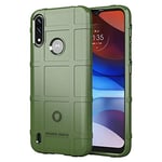 Custodia® Firmness and Flexibility Case Compatible for Motorola Moto E7 Power(Army Green)