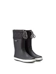 Aigle Giboulee 2 Rain Boot Unisex Kids, Noir Blanc, 3 UK Child