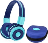 Casque Bluetooth Enfant,Casque Et Ecouteurs Bluetooth Sans Fil Avec Micro Et Limiteur De Volume De 75/85/94Db,Casque Enfant Bluetooth Pour Tablettes/Pc/Tv/Smartphones (Menthe)