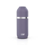 ION8 Gourde Isotherme ThermoShield pour Boissons Chaudes ou Froides, Grande Tasse Isotherme, Capacité de 2 Tasses, Bouchon Magnétique et Base Souple - Élégant et Écologique, Violet Clair