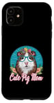 Coque pour iPhone 11 Maman de cochon d'Inde pour les propriétaires de cochons d'Inde éleveurs de cochons d'Inde