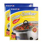 Crockpot Slow Cooker Liner 30 Count,Large Size 13 x 21 Inch, Fits 3 to 8.5  Quarts CrockPot Liners 