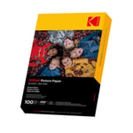 Kodak 10x15cm Glossy Fotopapir 180/m² 100 Ark