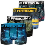 Boxers Freegun  Lot de 4 Boxers garçon Polyester recyclé Landscape