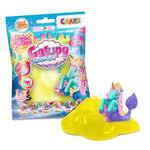 CRAZE Magic Slime GALUPY Mermaid - Slime Enfant 75ml dans Un Sachet refermable avec Figurine de Licorne à nageoire de sirène - Jouet Licorne Fille