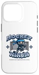 Coque pour iPhone 16 Pro Joueur ninja de hockey sur glace