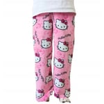 Cartoon HelloKitty Flanellpyjamas Plysch och tjocka isolerande pyjamas för kvinnor - Rosröd Rose Red Rose Red XL