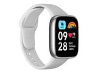 Xiaomi Redmi Watch 3 Active - Älykello rannekkeella - ranteen koko: 135-200 mm - näyttö 1.83" - Bluetooth - 41.67 g - harmaa - harmaa