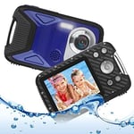 Waterproof Digital Camera for Children, Full HD 1080P, 8x Digital Zoom,