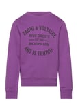 Zadig & Voltaire Kids Sweatshirt Lila