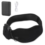 Ceinture chauffante avec 4 niveaux de température 5000mA Batterie Chauffage rapide Super doux Dos Coussin chauffant 110 x 15 cm Noir - Hengda