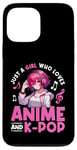 iPhone 13 Pro Max Just a Girl Who Loves Anime and K-Pop Anime Merch Japanese Case