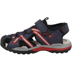 Geox J Borealis BOY Sandal, AVIO/RED, 8.5 UK Child