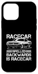 Coque pour iPhone 12 mini Race Cars Racecar orthographié à l'envers Race Car Racing