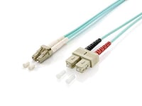 Equip LC/SС 50/125μm 3.0m 3m LC SC Turquoise - câbles de fibre optique (LC, SC, Male/Male, OM3, Turquoise, Multi-mode)