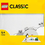 LEGO 11026 Classic White Baseplate Building Base, Square 32x32 Build and Display
