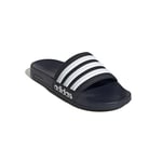 adidas Badtofflor Adilette Shower - Navy/vit, storlek 46