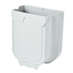 6L Folding Waste Bins Kitchen Garbage Bin Car Trash Can Wall Mounted Trash2892