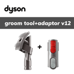 Genuine Dyson v12 Vacuum Cleaner Hoover Pet Groom Tool + adapter set