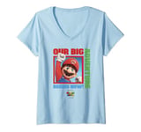 The Super Mario Bros. Movie Our Big Adventure Begins Now! V2 V-Neck T-Shirt