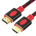 SHULIANCABLE Câble HDMI 4K HDMI 2.0 Haute Vitesse par Ethernet Supporte 1080P...