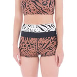 Hurley Swim Short Bikini Bottoms, Animix Latte, M Femme