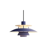 Ph 5 Mini Monochrome Pendant, Monochrome Dusty Indigo