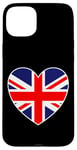 iPhone 15 Plus I Heart United Kingdom - Fun English, Scottish, Welsh, Irish Case