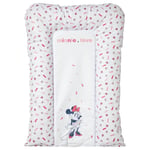 Babycalin - Matelas à langer bébé Flocons imperméable et confortable - Matelas à langer 50x70 cm - Matelas à langer pour bébé en PVC - Bords arrondis réhaussés - Disney Baby Minnie Mouse Confettis