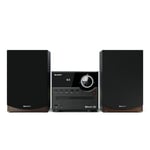 Chaine hi-fi Sharp - XL-B512(BR) - XLB512BR Micro systeme de Son 45 W avec Radio FM/FM, Bluetooth, USB, CD, MP3 Marron