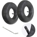 2 Pièces 3.50/4.00-6 Chambre a Air Inner Tube Pneu Roue 3.50/4.00-6 Innertube Brouette Rubber Valve 6