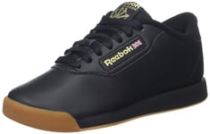 Reebok Women's Princess Sneaker, Black Gum, 5 UK