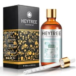 HEYTREE Eucalyptus Essential Oil 100ml - Natural Eucalyptus Oil to Soothe and Clear The Nose, Perfect for Winter,Aromatherapy,Diffuser, Shower, Bath-Strong Refreshing