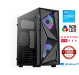 Core i3-14100F 16GB 512GB SSD RX 580 8GB W11Home