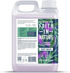 Faith In Nature Natural Lavender Geranium Body Wash Nourishing Vegan 2.5L REFIL