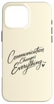 iPhone 16 Pro Max Communication Changes Everything Speech Therapy Women Case