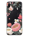 NOVAGO Compatible avec Xiaomi Redmi Note 7 Coque Souple et Résistante Anti Choc avec Impression de qualité (1 Coque, Grosse Fleur)