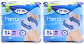 Tena Pants Maxi Ex Large 10 pack X 2