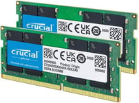 Crucial RAM 32GB Kit 2x16GB DDR4 3200MHz CL22 or 2933MHz or 2666MHz Laptop