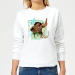 Moana Maui Women's Sweatshirt - White - L - White