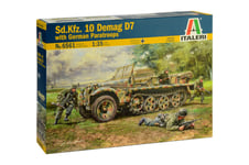 Sd.kfz. 10 Demag D7 With German Parachutistes 1:3 5 Plastique Model Kit 7405