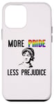 Coque pour iPhone 12 mini PLUS DE FIERTÉ MOINS DE PRÉJUGÉS Jane Austen LGBT Fun Gay Lit Meme