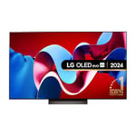 LG evo OLED77C45LA 77-Inch 4K UHD Smart TV, (α9 AI Processor Gen7, Dolby Atmos, Freeview Play and Amazon Alexa, 120Hz), Umber Brown [Model 2024]