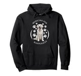 Medicine for Happiness Dog Women Men Kids Cute Puppy Funny Pullover Hoodie