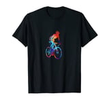 Bicycle Racer Bike Motif in Colourful Bike T-Shirt