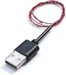 TRAHOO-Cable d'alimentation USB (50 cm) pour ¿¿clairage DIY Lego/MOC, cable d'alimentation USB pour Lego et Autres Briques de Grandes Marques.