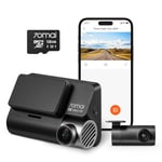 70mai 4K Dash Cam A810, HDR Front and Rear 4K+1080P Dual Recording Dash Camera Included 128GB Card,GPS,Night Owl Vision, 24/7 Parking Guardian Mode, AI Motion Detection,WiFi & App Control