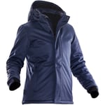 Vinterjacka softshell jobman - Dam 1041 technical marin xxl 100 polyester, stickad med fleece på insidan