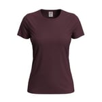 Stedman 4P Classic Women T-shirt Mörkröd bomull Large Dam